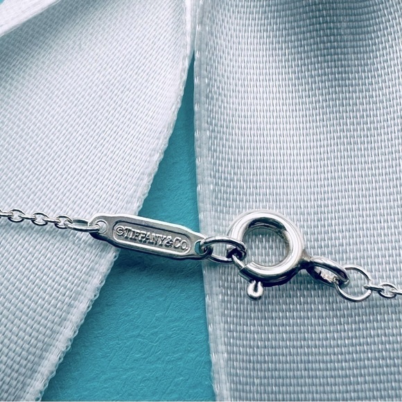 Tiffany & Co. 20” Enchant Heart Necklace in Silver with Pouch and Box - Picture 6 of 9